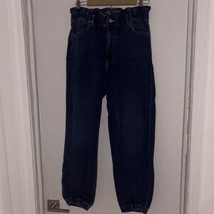 Express Relaxed Fit Dark Blue Jeans